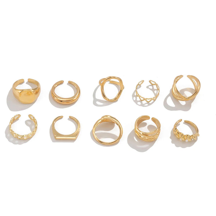 Goldene Minimalistische Ringe – Eleganz für jeden Stil