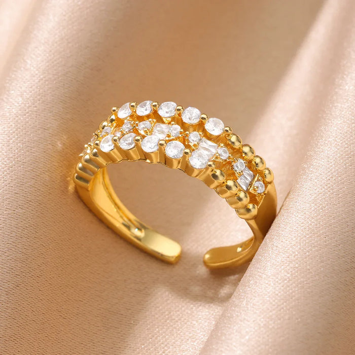 Goldene Ringe mit Zirkonia – Strahlende Eleganz für jeden Anlass
