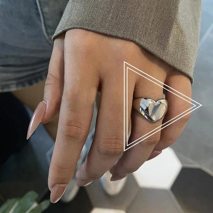 Doppelte Herz-Ringe – Modernes Design für Romantiker