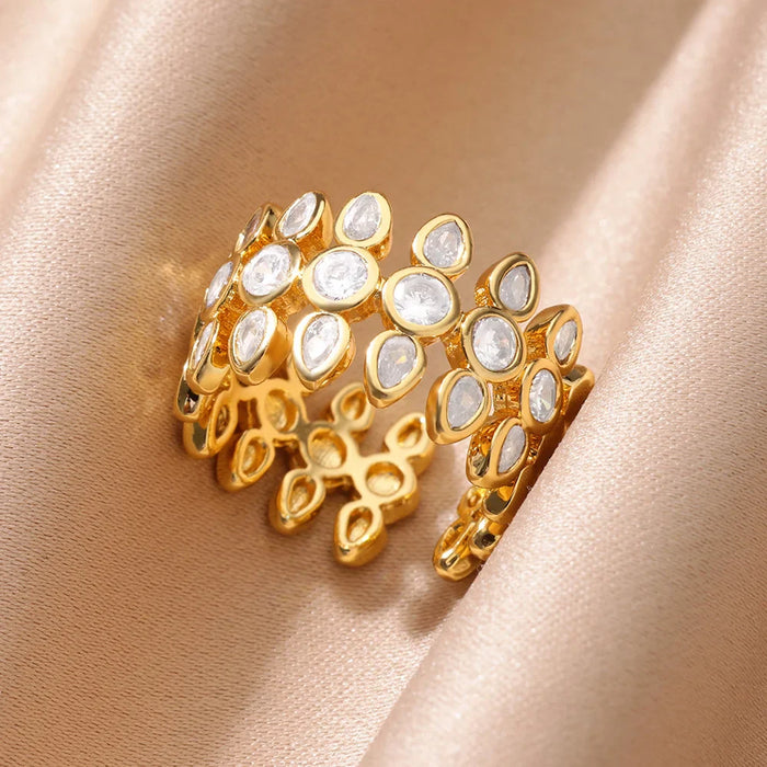 Goldene Ringe mit Zirkonia – Strahlende Eleganz für jeden Anlass